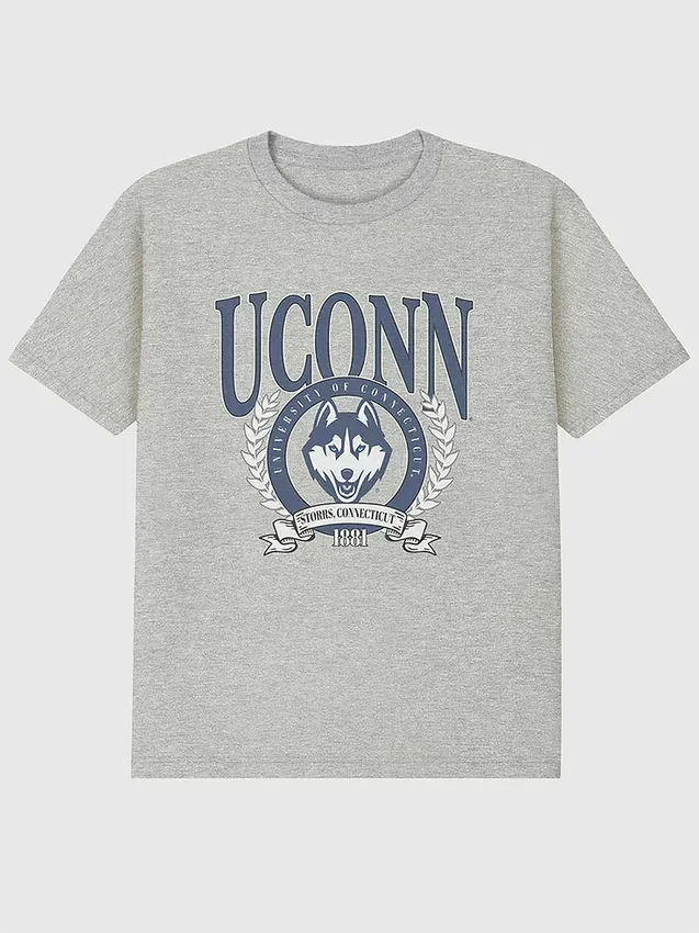UConn Laurel Crest Grafik-T-Shirt
