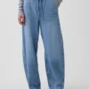Ultrasoft Easy Barrel Jeans mit hoher Leibhöhe