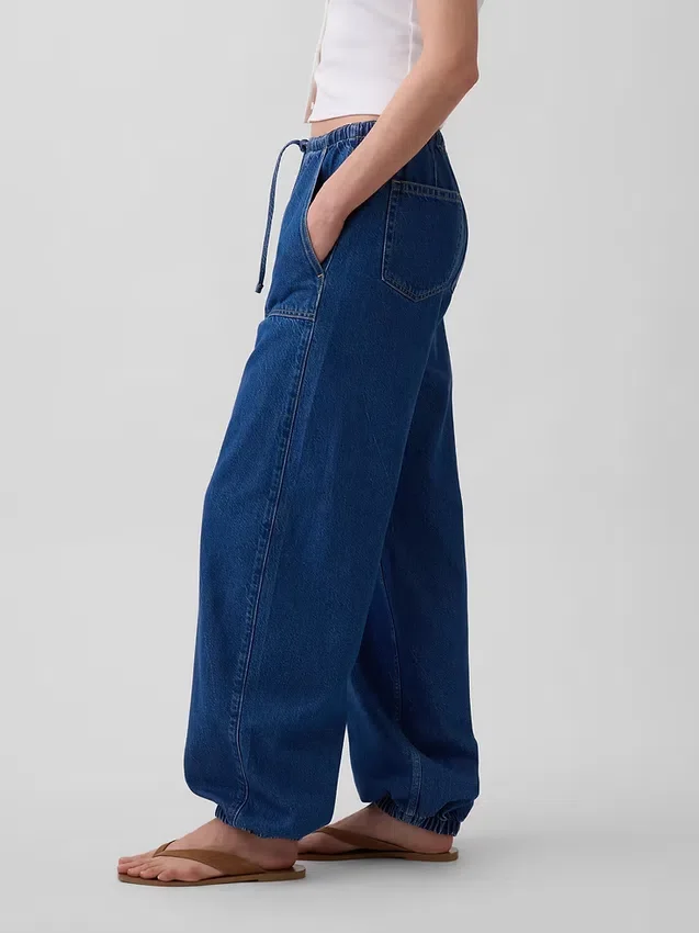 Ultrasoft Easy Barrel Jeans mit hoher Leibhöhe