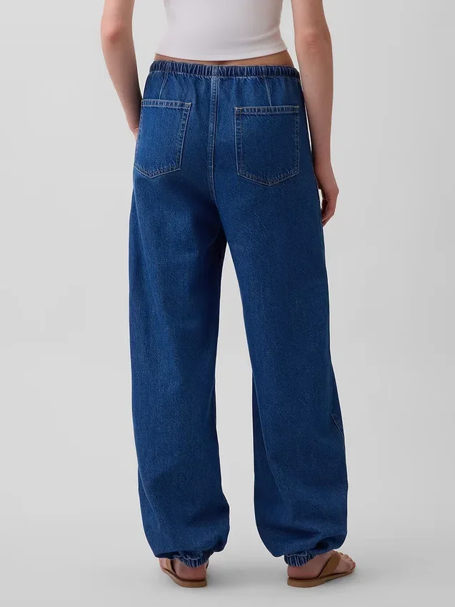 Ultrasoft Easy Barrel Jeans mit hoher Leibhöhe