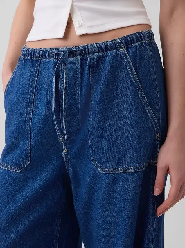 Ultrasoft Easy Barrel Jeans mit hoher Leibhöhe