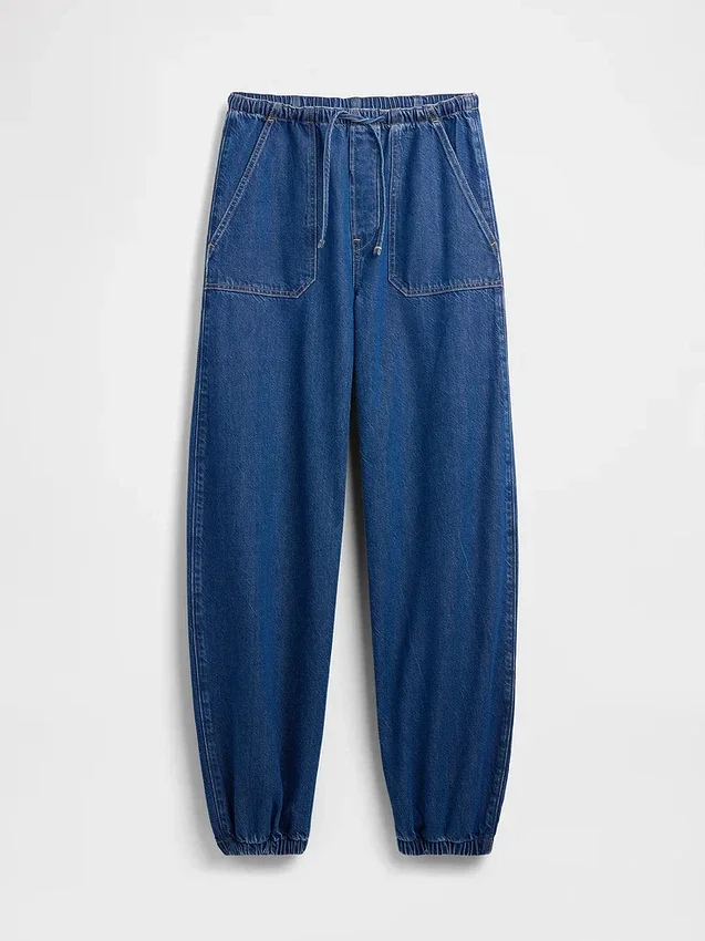 Ultrasoft Easy Barrel Jeans mit hoher Leibhöhe