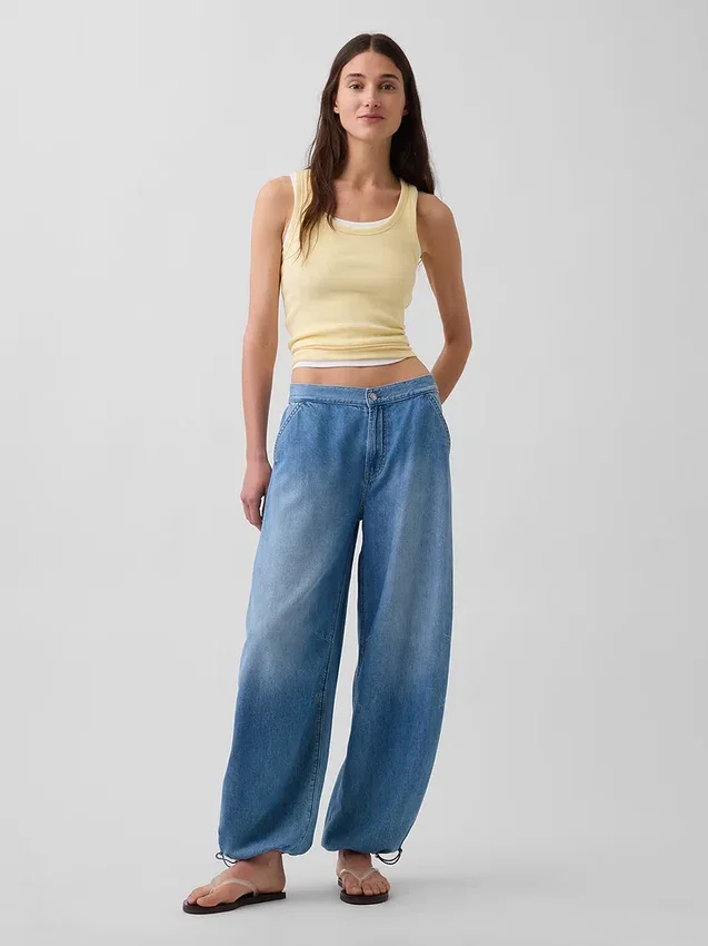 Ultrasoft Horseshoe Jeans mit mittlerer Leibhöhe