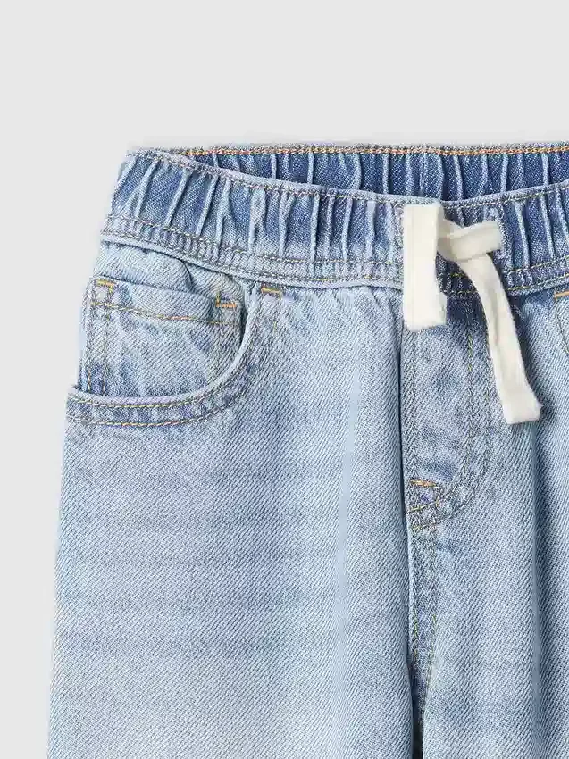 Ultraweiche Baggy-Jeans zum Hineinschlüpfen für Baby & Kleinkind