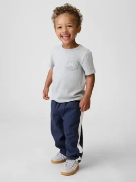 Ultraweiche Barrel-Hose mit Streifenmuster zum Hineinschlüpfen für Baby & Kleinkind