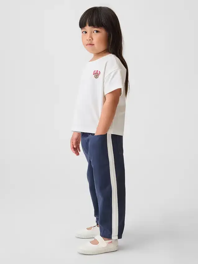 Ultraweiche Barrel-Hose mit Streifenmuster zum Hineinschlüpfen für Baby & Kleinkind