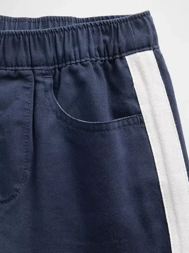 Ultraweiche Barrel-Hose mit Streifenmuster zum Hineinschlüpfen für Baby & Kleinkind