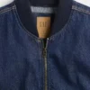 Ultraweiche Denim-Bomberjacke