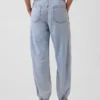 Ultraweiche Denim-Jogginghose mit weitem Bein