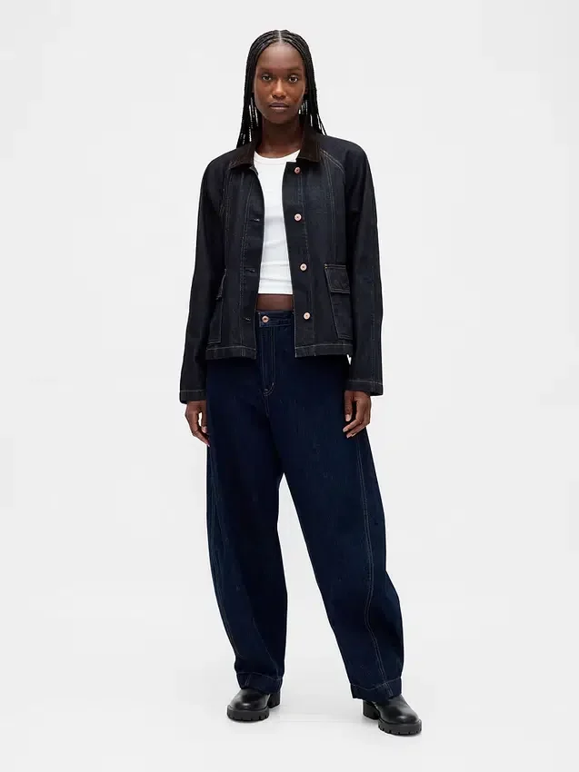 Ultraweiche Denim-Swing-Arbeitsjacke