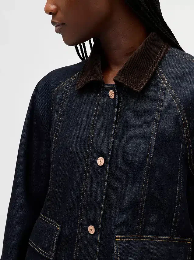 Ultraweiche Denim-Swing-Arbeitsjacke
