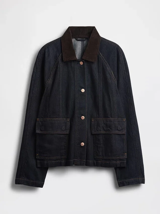 Ultraweiche Denim-Swing-Arbeitsjacke