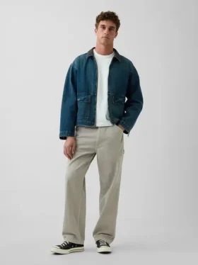 Ultraweiche, weit geschnittene Carpenter-Jeans