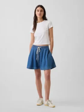 Ultraweicher Easy-Minirock aus Denim