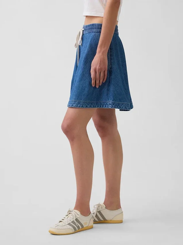 Ultraweicher Easy-Minirock aus Denim
