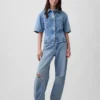 Ultraweiches Denim-Hemd mit Taschen