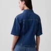 Ultraweiches Denim-Hemd mit Taschen