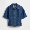 Ultraweiches Denim-Hemd mit Taschen