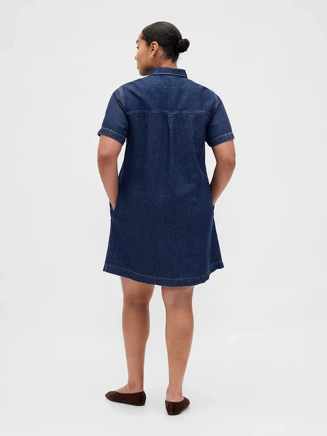 Ultraweiches Denim-Minikleid