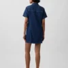 Ultraweiches Mini-Jeanshemdkleid