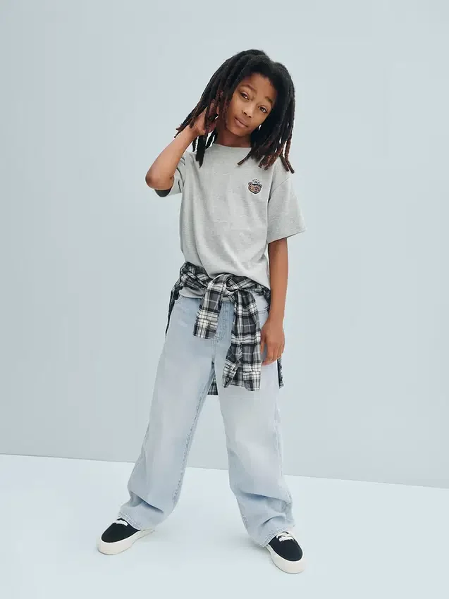 Ultrweiche Baggy-Jeans für Kinder