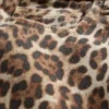 Ultrweiche Baggy-Jeans mit Leopardenmuster und mittlerer Leibhöhe