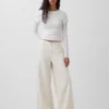 Ultrweiche Baggy-Jeans mit mittlerer Leibhöhe