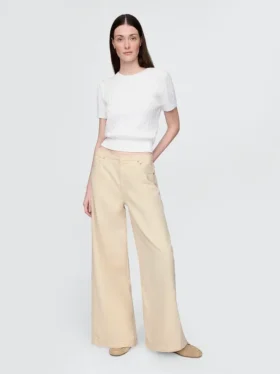 Ultrweiche Baggy-Jeans mit mittlerer Leibhöhe