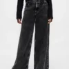 Ultrweiche Baggy-Jeans mit mittlerer Leibhöhe
