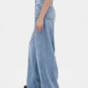 Ultrweiche Baggy-Jeans mit mittlerer Leibhöhe
