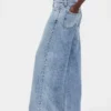 Ultrweiche Baggy-Jeans mit mittlerer Leibhöhe