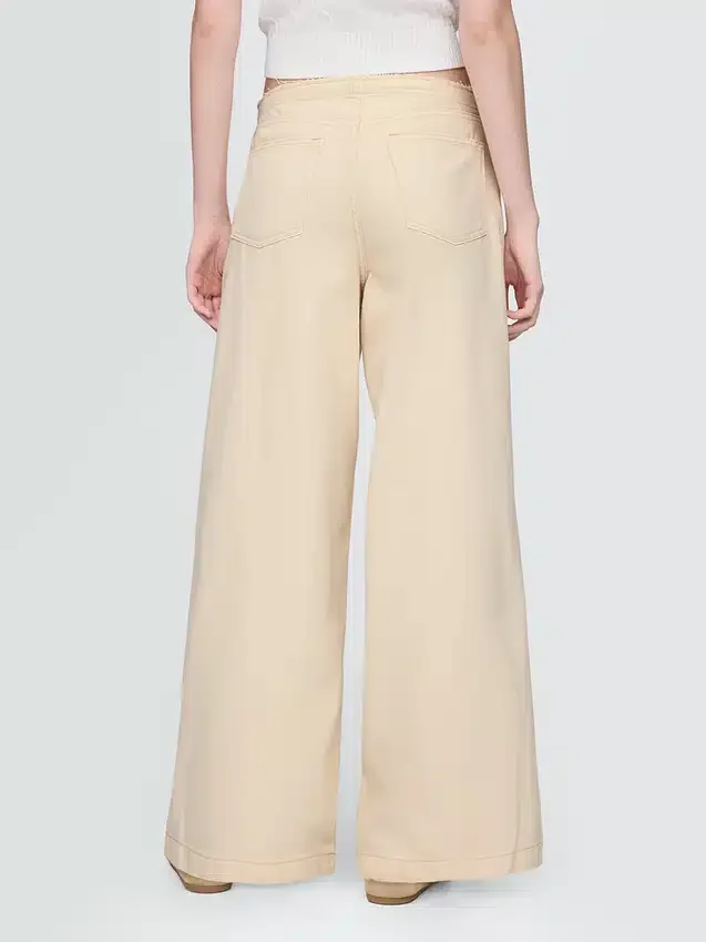 Ultrweiche Baggy-Jeans mit mittlerer Leibhöhe