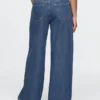 Ultrweiche Baggy-Jeans mit mittlerer Leibhöhe