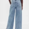 Ultrweiche Baggy-Jeans mit mittlerer Leibhöhe