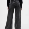 Ultrweiche Baggy-Jeans mit mittlerer Leibhöhe