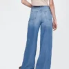 Ultrweiche Baggy-Jeans mit mittlerer Leibhöhe