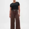 Ultrweiche Baggy-Jeans mit mittlerer Leibhöhe
