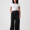 Ultrweiche Baggy-Jeans mit mittlerer Leibhöhe