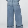 Ultrweiche Baggy-Jeans mit mittlerer Leibhöhe