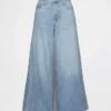 Ultrweiche Baggy-Jeans mit mittlerer Leibhöhe