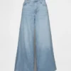 Ultrweiche Baggy-Jeans mit mittlerer Leibhöhe