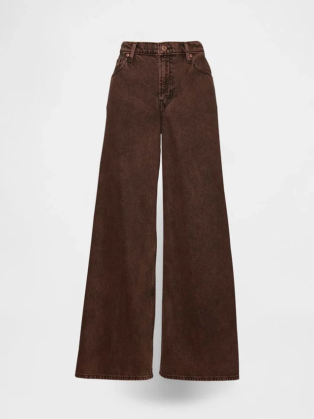 Ultrweiche Baggy-Jeans mit mittlerer Leibhöhe