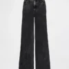 Ultrweiche Baggy-Jeans mit mittlerer Leibhöhe