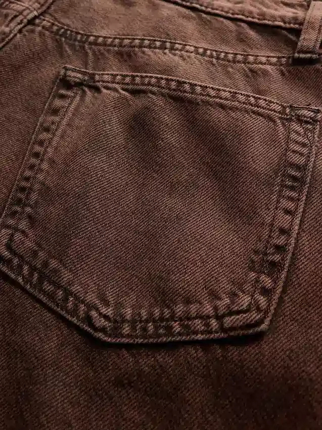 Ultrweiche Baggy-Jeans mit mittlerer Leibhöhe