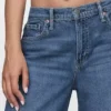 Ultrweiche Baggy-Jeans mit mittlerer Leibhöhe
