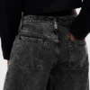 Ultrweiche Baggy-Jeans mit mittlerer Leibhöhe