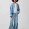 Ultrweiche Baggy-Jeans mit niedriger Leibhöhe für Kinder