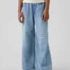 Ultrweiche Baggy-Jeans mit niedriger Leibhöhe für Kinder
