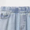 Ultrweiche Baggy-Jeans zum Hineinschlüpfen für Kinder