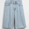 Ultrweiche Baggy-Shorts aus Denim für Kinder
